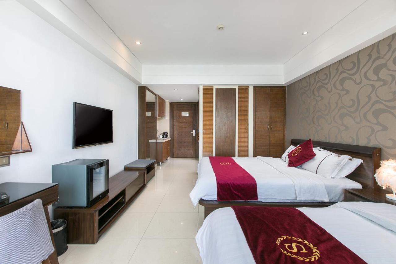 Sanya Sun&Sea Gueshouse Aparthotel Bagian luar foto