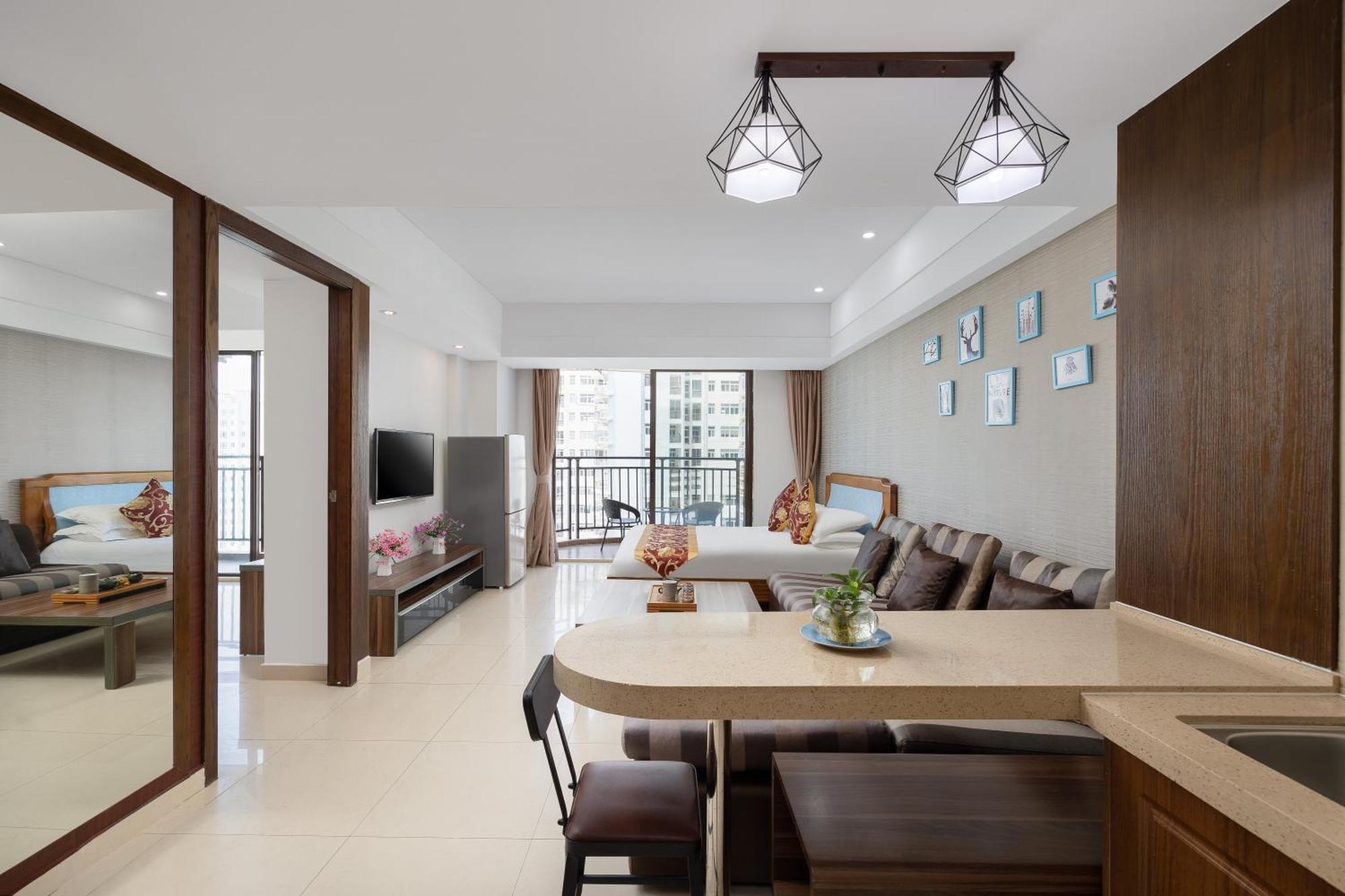 Sanya Sun&Sea Gueshouse Aparthotel Bagian luar foto