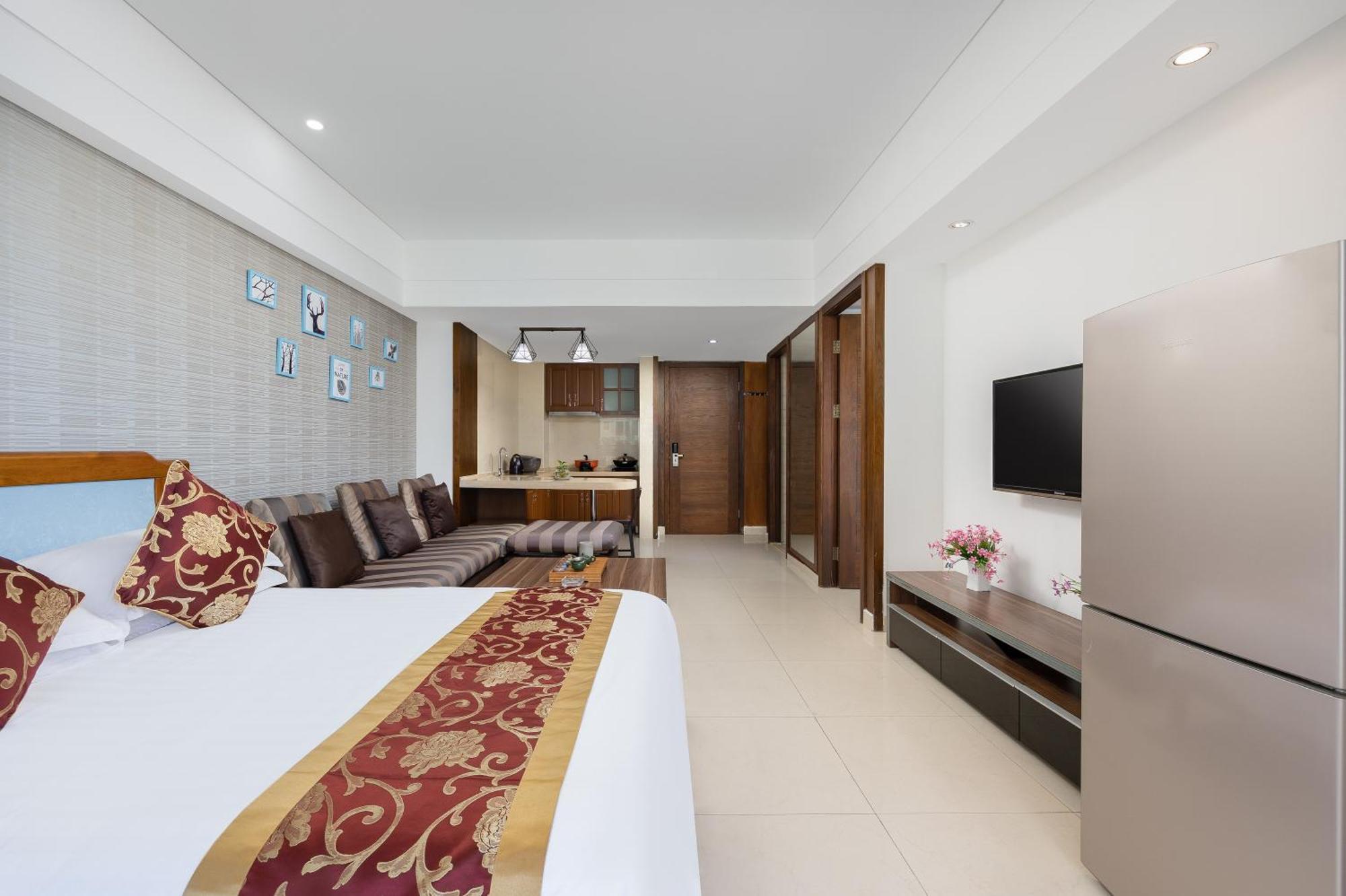 Sanya Sun&Sea Gueshouse Aparthotel Bagian luar foto