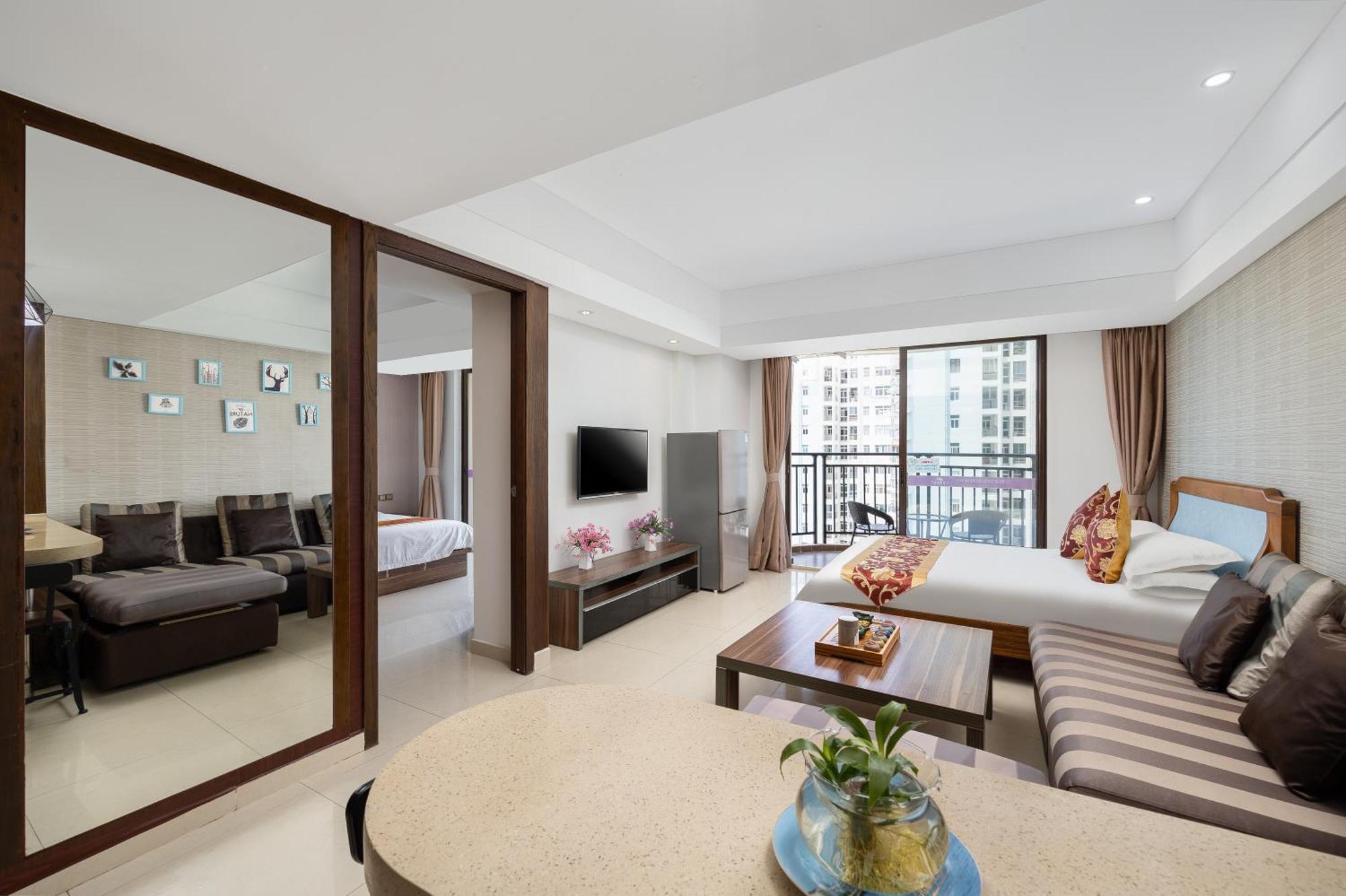 Sanya Sun&Sea Gueshouse Aparthotel Bagian luar foto
